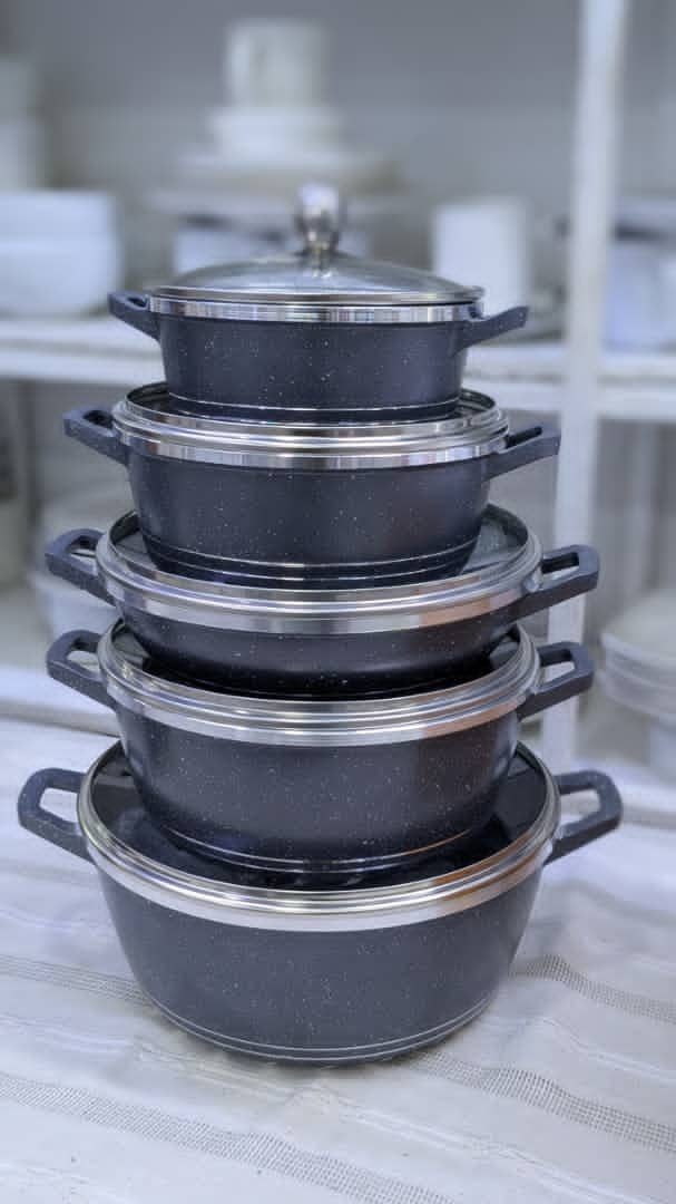 Granite/Marble Non-Stick Cookware Set