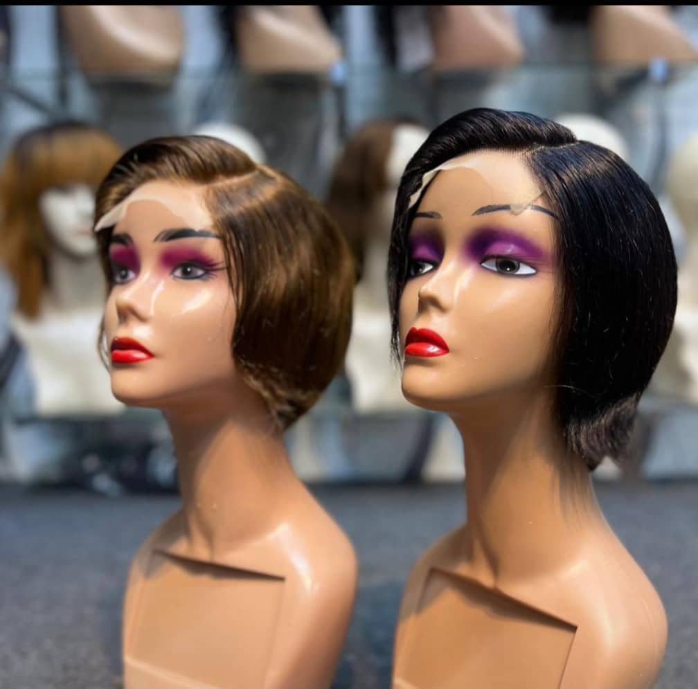 💁‍♀️ CLASSY SHORT STRAIGHT PIXIE BOB WIG
